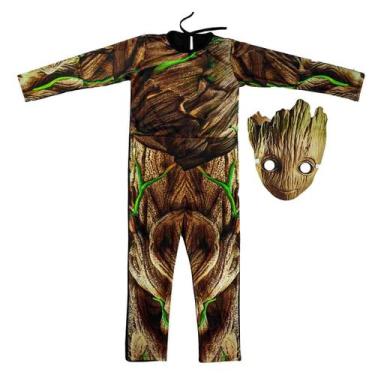 Imagem de Fantasia Groot Infantil Com Máscara Guardiões da Galáxia - Fantasias C