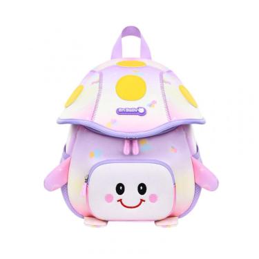 Imagem de Mochila infantil Armbq roxa com guia de segurança