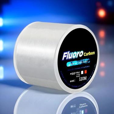 Imagem de Linha De Pesca Revestida De Fluorocarbono 0.20mm-0.60mm 120M, Líder De