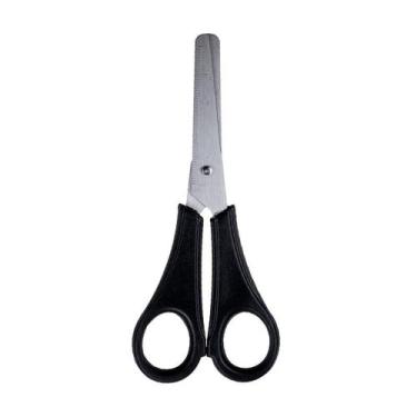 Imagem de Tesoura Escolar Black Inox 130mm 4123 Tesoura Escolar Black Inox 130mm