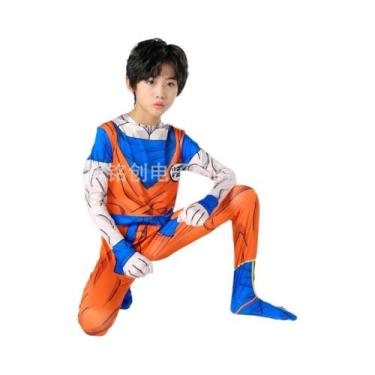 Imagem de Fantasia De Cosplay Goku Majin Vegeta Para Crianças E Adultos, Macacão