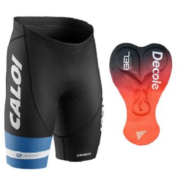 Imagem de Bermuda Ciclismo Caloi Forro Gel -, Preto, M