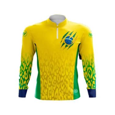 Imagem de Camiseta By Sports Manga Longa Fator Proteção Solar UV30+ Brasil Infan