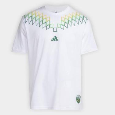 Imagem de Camiseta Adidas Cob Unissex, Branco, GG