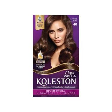 Imagem de Tintura Koleston 40 Castanho Médio 55g, Castanho Médio