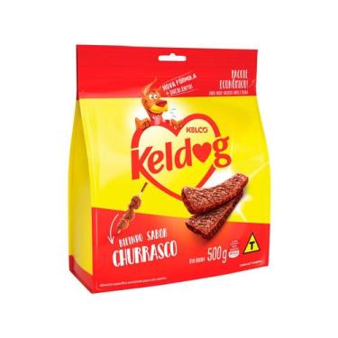 Imagem de Bifinho Keldog Kelco Criadores para Cães Adultos Sabor Churrasco 500g