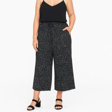 Imagem de Calça Feminina Plus Size Viscose 2 Bolsos Estilo Pantalona Tamanho:G2C