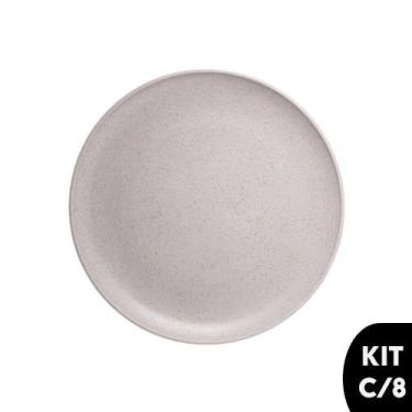 Imagem de Jogo 8 Pratos Raso Em Fibra De Pinho E Pp Pine 27cm Wolff