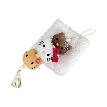 Imagem de Chaveiro De Pelúcia Kawaii Sanrio Hello Kitty, Pingente Fofo Para Bols