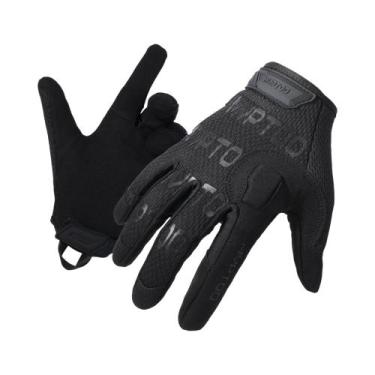 Imagem de Luvas Táticas Leves Para Homens, Completas, Com Tela Sensível Ao Toque