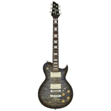 Imagem de Guitarra Pro II PE-480 See-through Black Burst com Braço em Maple 3-Ply e Escala em Ros...
