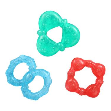 Imagem de Mordedor Infantil Stay Cool com Gel Resfriável para Aliviar Gengivas, Textura Fácil de Segurar Azul Bright Starts