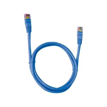 Imagem de Patch Cord Cat5e 5m Azul Pluscable
