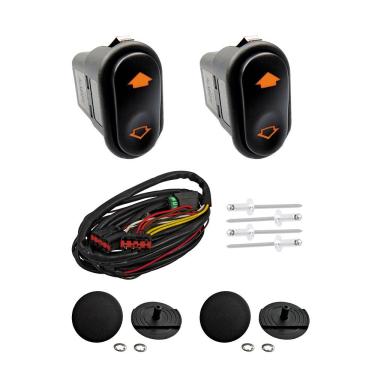 Imagem de Subconjunto de Vidro Elétrico Sensorizado Dianteiro Simples Celta Console 2 portas-4 Po...