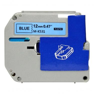Imagem de Fita Rotuladora Mk531 12mmx8m (02un) - Masterprint Azul Azul