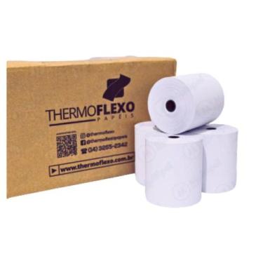 Imagem de Bobina termica thermoflexo 80x40 c/30 unid caixa - MARCA PADRAO, Branc