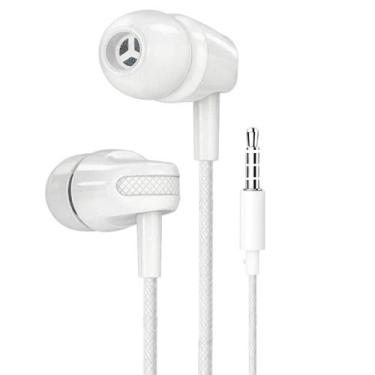 Imagem de Fone De Ouvido P2 Com Microfone Stereo Alta Qualidade Inova, Branco