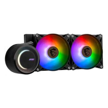 Imagem de Water Cooler MSI Mag Coreliquid E240, ARGB, 240mm, AMD/Intel, Preto - 