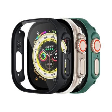 Imagem de Protetor De Tela Para Apple Watch 49mm Ultra 2, Pacote Com 3 Capas Ult