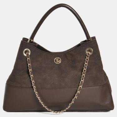 Imagem de Bolsa Tote Grande Marrom Feminina Via Marte B1-332-01-Feminino