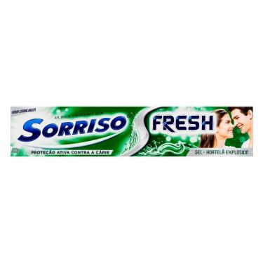 Imagem de Creme Dental Fresh Explosion Gel Hortelã 90g - 12 unidades - Sorriso