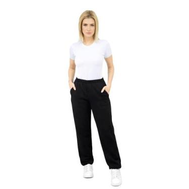 Imagem de Calça Moletom Unissex - Loja De Confecções Ipê Roxo, Preto, G