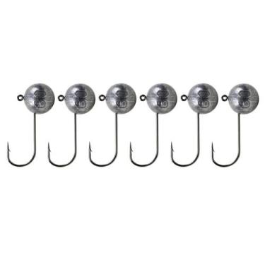 Imagem de Jig Head Esférico 60g (Anzol 5/0) - Chumbadas Oficial - 6 Unidades