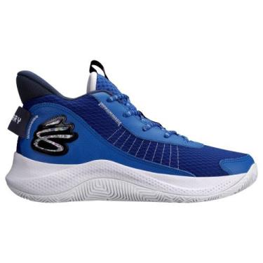 Imagem de Tênis under armour curry 3z7 m, Azul, Branco, 40