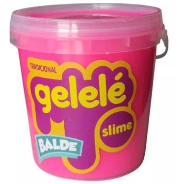 Imagem de Massinha Gelelé Slime Tradicional 457G Rosa 3352