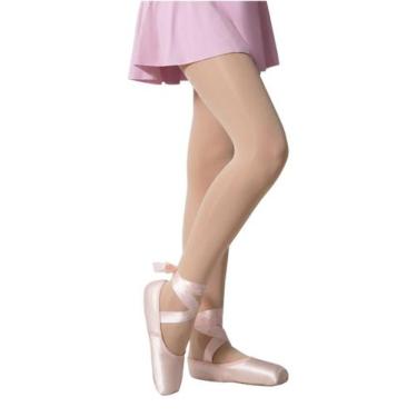 Imagem de Meia Calça Infantil De Ballet Fio 40 Selene Jazz Balé Dança Tradiciona