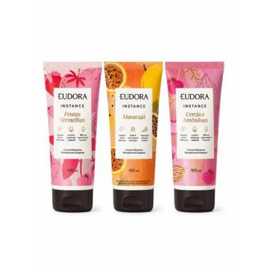 Imagem de Creme Hidratante Desodorante Corporal Eudora Intance 180 ml Creme:FRUT