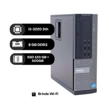 Imagem de Computador Dell OptiPlex 7010 i33220 3 Geração 8GB RAM SSD 120GB HD 50