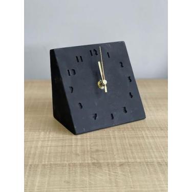 Imagem de Relógio de mesa em cimento - OH!QCASA