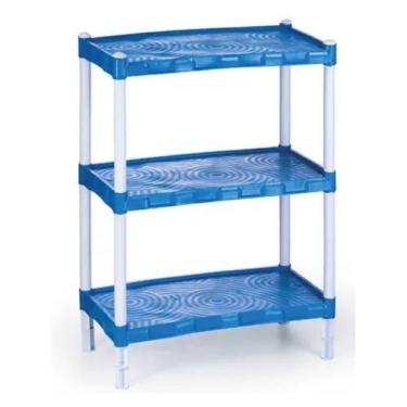 Imagem de Estante Modular Azul 3 Prateleira - Agraplast
