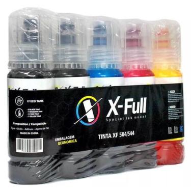 Imagem de Kit 5 Tinta X-full Compativel P/ Epson T544 T504 L3150 L3250 - IMPORTE