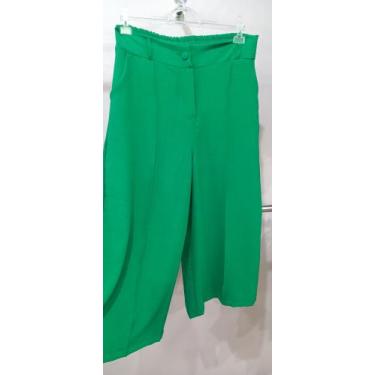 Imagem de Calça Pantacur Feminina Adulto Cor Verde Tecido Duna - Kerky Modas, Ve