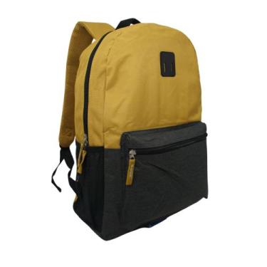Imagem de Mochila Costa Juvenil Escolar Clio, Mostarda
