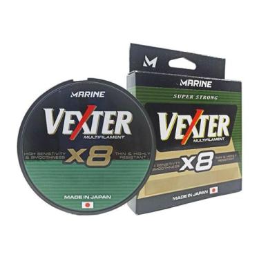 Imagem de Linha Pesca Multifilamento Marine Sports Vexter X8 Fios 0.19mm 20Lb 9,