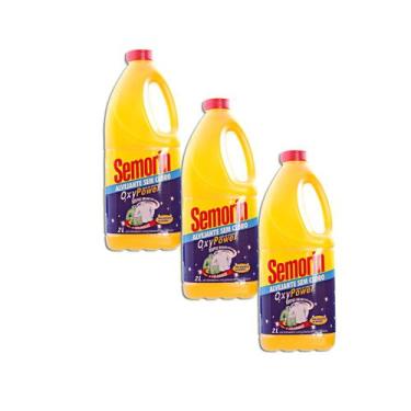Imagem de Tira Manchas Alvejante Sem Cloro Semorin Kit 3