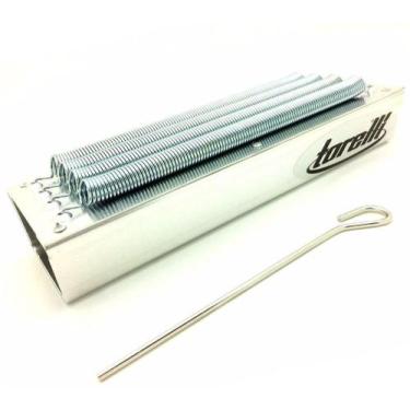 Imagem de Reco Reco profissional 4 molas Torelli TR 504 aço inox c/ baqueta