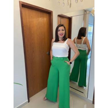 Imagem de Pantalona com cinto 79258 - Show me , Azul, G