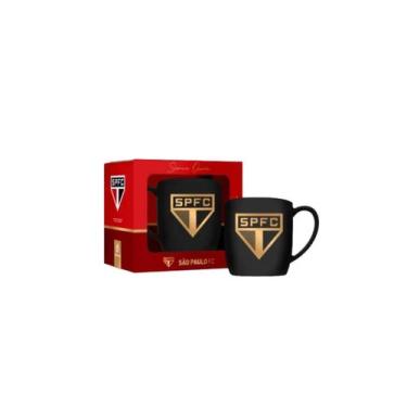 Imagem de Caneca urban serie ouro sao paulo fc 300ml - Brasfoot