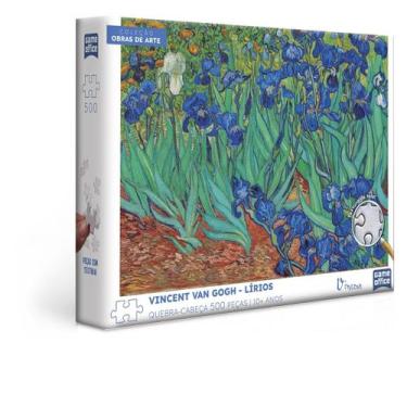 Imagem de Quebra Cabeça Van Gogh Lírios - 500 Peças Toyster