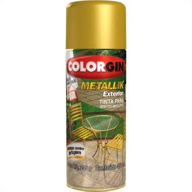 Imagem de Spray Colorgin Metalik Ouro 350Ml 52