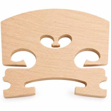 Imagem de Cavalete Para Violino 1/4 Marinos Madeira Natural Acústico Reposição L