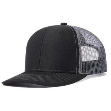 Imagem de Boné Trucker Unissex Respirável De Verão Com Aba Levemente Curvada, Ca