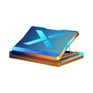 Imagem de Cooler Silencioso Para Laptop Com Altura Ajustável E Seis Ventiladores
