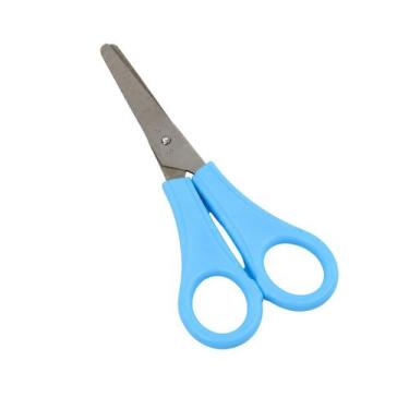 Imagem de Tesoura Escolar 13cm Ponta Arredondada Dart Cor:Azul, Azul