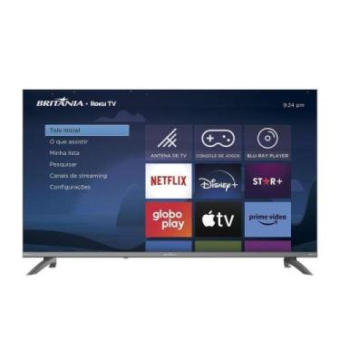 Imagem de Smart TV Britânia B43CRA 43 Full HD DLED Roku HDR10 Cinza Bivolt, Brit