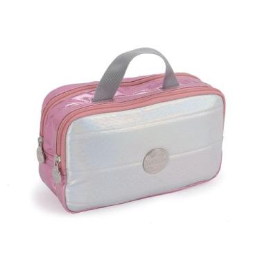 Imagem de Necessaire bolsa organizadora feminina viagem acessorios - Clio, Rosa